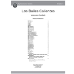 Los Bailes Calientes (Score)