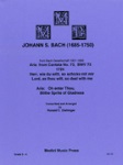 Aria from Cantata 73  BWV 73 Aria -  Oh Enter Thou  Blithe Sprite of Gladness
