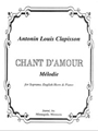 Clapisson: Chant d'Amour