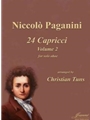 Paganini (Tuns): 24 Caprices, vol. 2, arr. for solo oboe