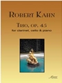 Kahn: Trio, op. 45 for clarinet, cello & piano