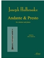 Holbrooke: Andante & Presto for clarinet and piano