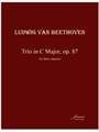 Beethoven (Anderson): Trio in C Major, op. 87 (3 clarinets) score