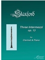 Three Intermezzi op. 13
