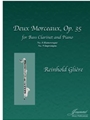 Gliere (Anderson): Deux Morceaux, op. 35 arr. for Bass Clarinet and Piano