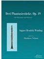 Winding (Nelson): Three Fantasy Pieces, op. 19 for clarinet and piano