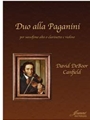Canfield: Duo alla Paganini for alto saxophone or clarinet and violin