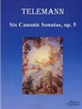 Telemann/Anderson: Six Canonic Sonatas, op. 5 (treble clef)