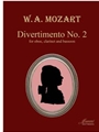 Mozart (Anderson): Divertimento No. 2 [oboe, clarinet, bassoon] (parts/score)