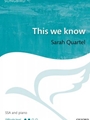 This we know