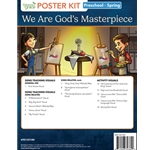 We Are God's Masterpiece Preschool Curriculum (Spring) Poster Kit