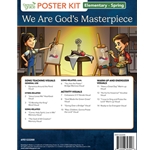 We Are God's Masterpiece Elementary Curriculum (Spring) Poster Kit