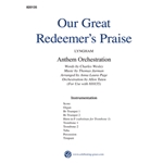 Our Great Redeemer's Praise Orchestration