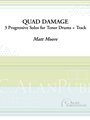 Quad Damage - 3 Progressive Solos for Tenor Drums + Track