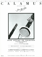 Funf Stucke Im Volkston Opus 102