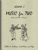 Music for 2  Volume 3  Viola and Cello/Bassoon