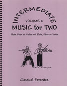 Intermediate Music for 2 - Volume 2 - Flute/Oboe/Violin and Flute/Oboe/Violin