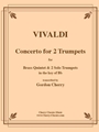 Concerto for 2 Trumpets & Quintet in B-flat