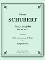 Impromptu, Opus 90, No. 3 for Tuba or Bass Trombone & Piano