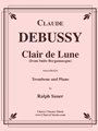 Clair de Lune from Suite Bergamasque for Trombone and Piano
