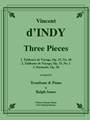 Three Pieces for Trombone & Piano