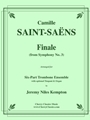 Finale from Organ Symphony No. 3 for Trombone Ens. Percussion and Opt. Organ