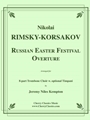 Russian Easter Festival Overture for 8-part Trombone Choir w. opt. Timpani