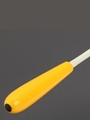 Baton--TAKT 13" Small Tear Drop Handle - Yellow Plastic