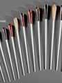 Baton--TAKT 13" Small Tear Drop Baton - Ebony Handle