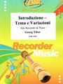 Introduzione - Tema e Variazioni