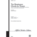 2 Renaissance Chorals (For Women)