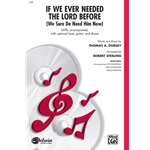 If We Ever Needed The Lord Before