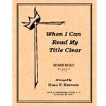 When I Read My Title Clear