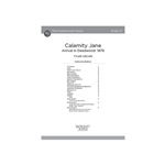 Calamity Jane Arrival in Deadwood: 1876