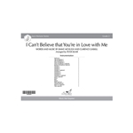 I Can't Believe that You're in Love with Me (Score)