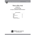 Non dite mai (Gagliardo)
