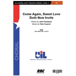 Come Again, Sweet Love Doth Now Invite