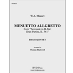 Menuetto Allegretto from "Gran Partita"