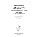Menuetto from Divertimento No. 17, K 334