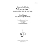 Menuetto I from Serenade in D K 203/189b