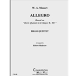 Allegro from Horn Quintet Eb