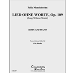 Lied Ohne Worte, Op. 109