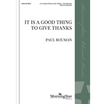 It Is a Good Thing to Give Thanks