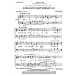 Lord, Who Hast Formed Me (Choral Score)