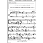 You That Know the Lord Is Gracious