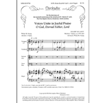 Voices Unite in Joyful Praise/O God, Eternal Father, Lord(Choral Score)