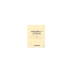 Instruments of Praise, Vol. 2: Alto Saxophone - Insert only