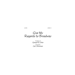Give My Regards to Broadway - Score