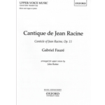 Cantique De Jean Racine