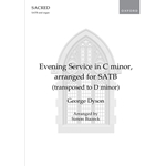 Evening Service in C minor, arranged for SATB (transposed to D minor)